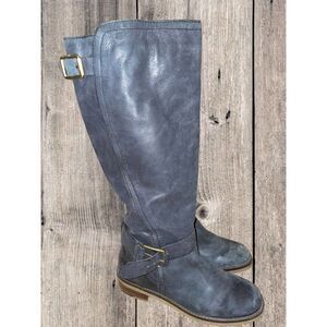 Gray Knee-High Women's Boots
